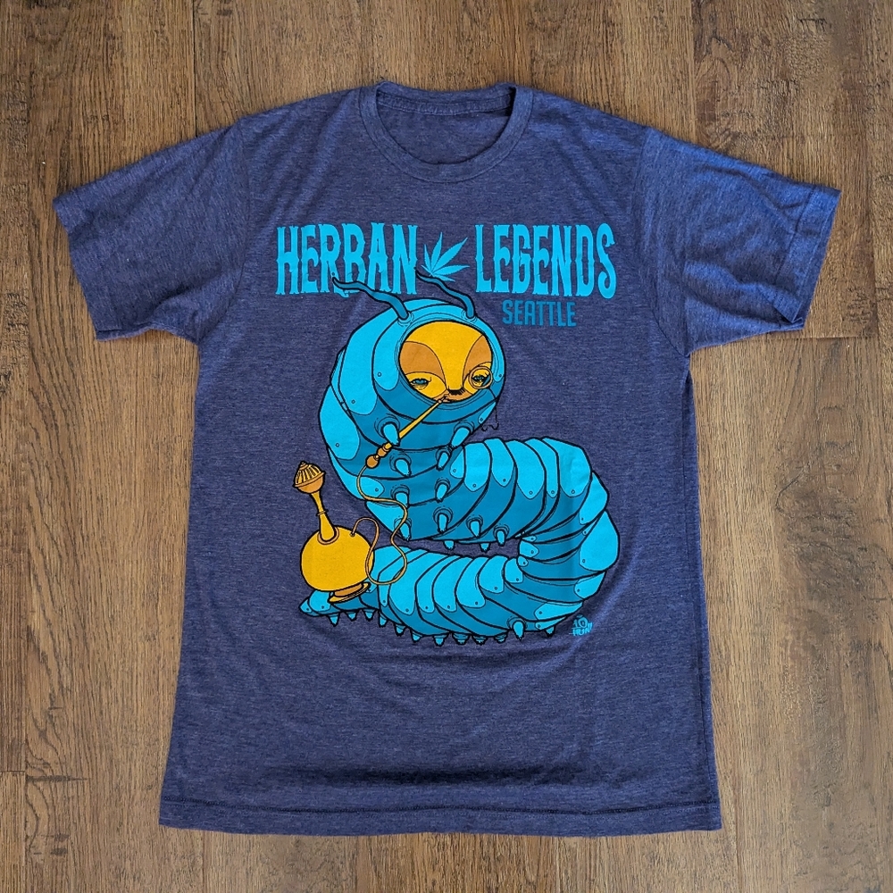 Herban Legends Seattle Blue Graphic T-Shirt